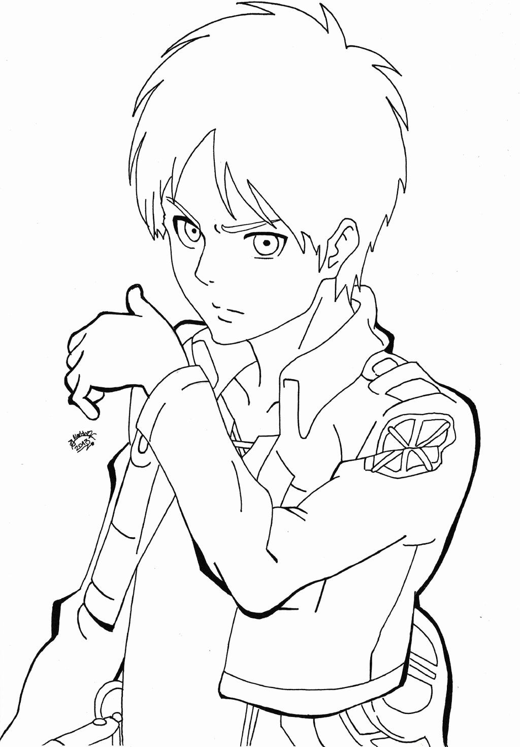 Anime Coloring Pages Aot   Coloring And Drawing   Coloring Home