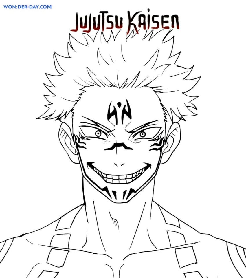 Jujutsu Kaisen Coloring Pages - Printable Coloring Pages - Coloring Home