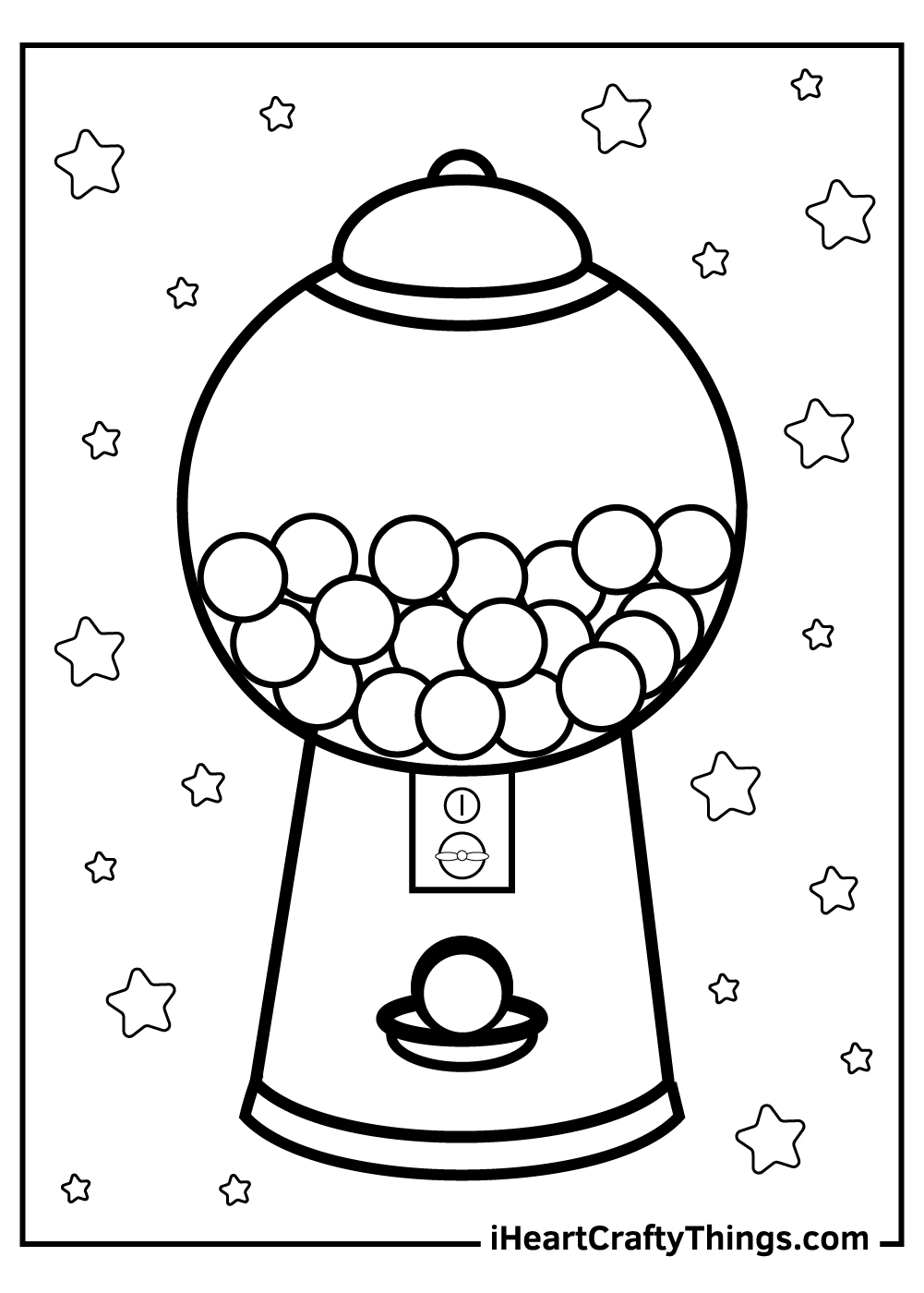 Printable Candy Coloring Page Updated 2021 Coloring Home