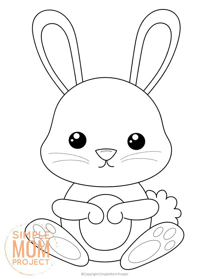 Preschool Rabbit Coloring Pages | Coloring Export 115 Management