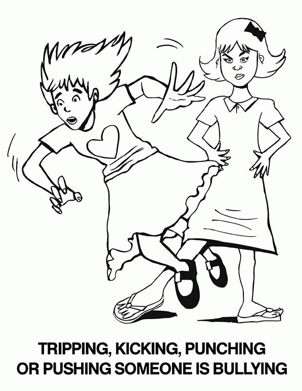 anti bullying coloring pages - High Quality Coloring Pages