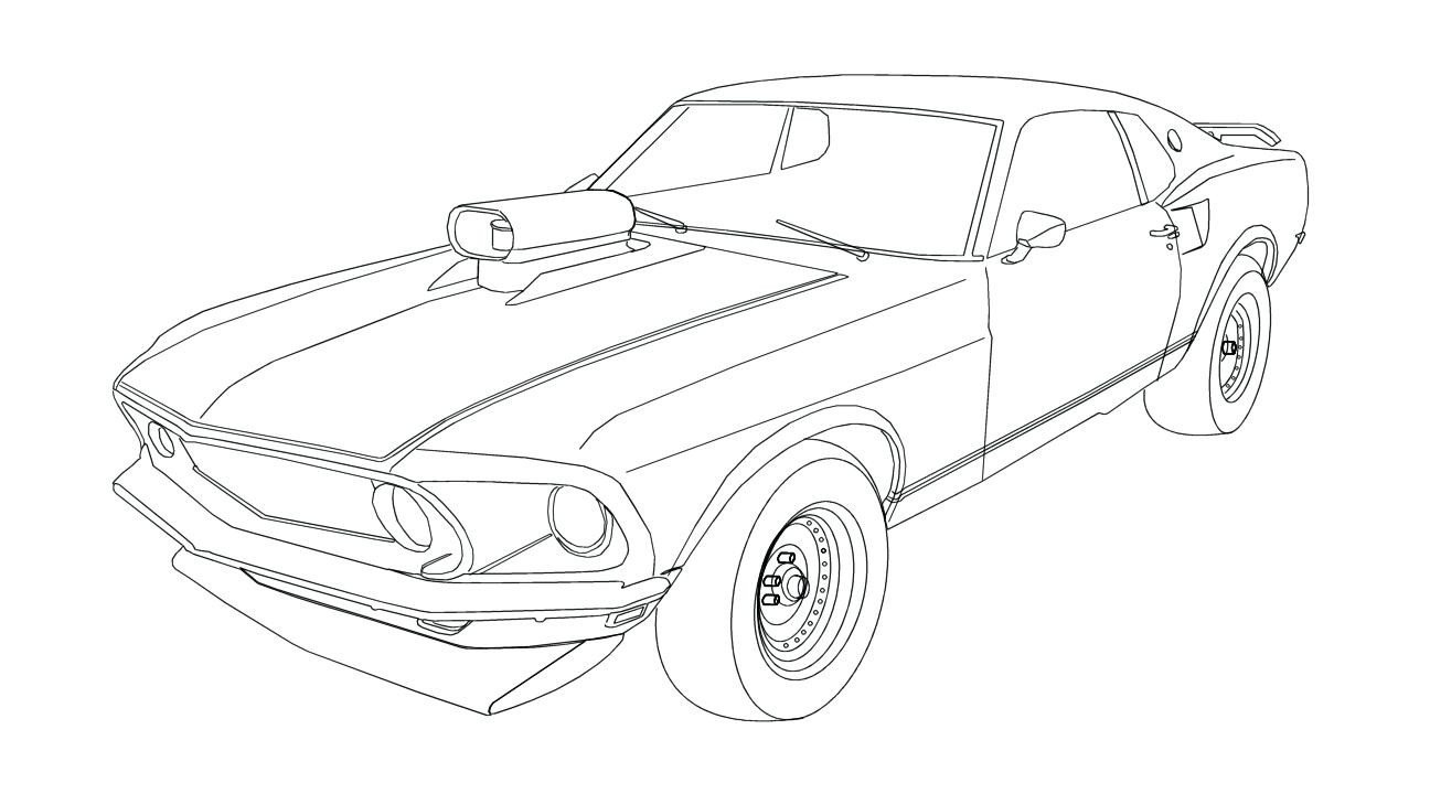 Supercar Coloring Pages At GetDrawings | Free Download - Coloring Home