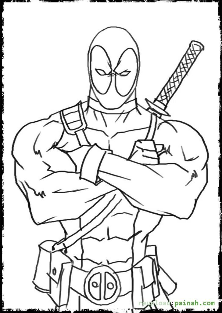 Death Stroke Coloring Pages Coloring Home