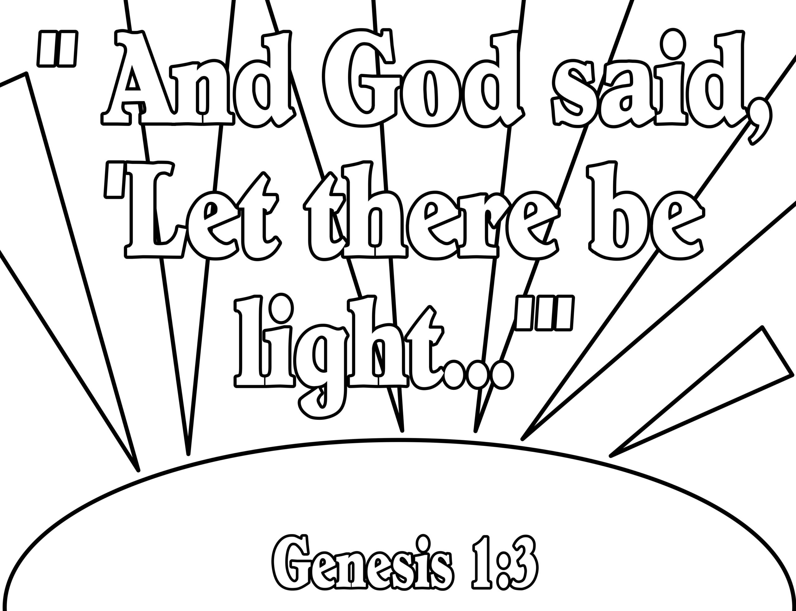 Coloring Bible Verse For Light In The By Number Worksheets ...