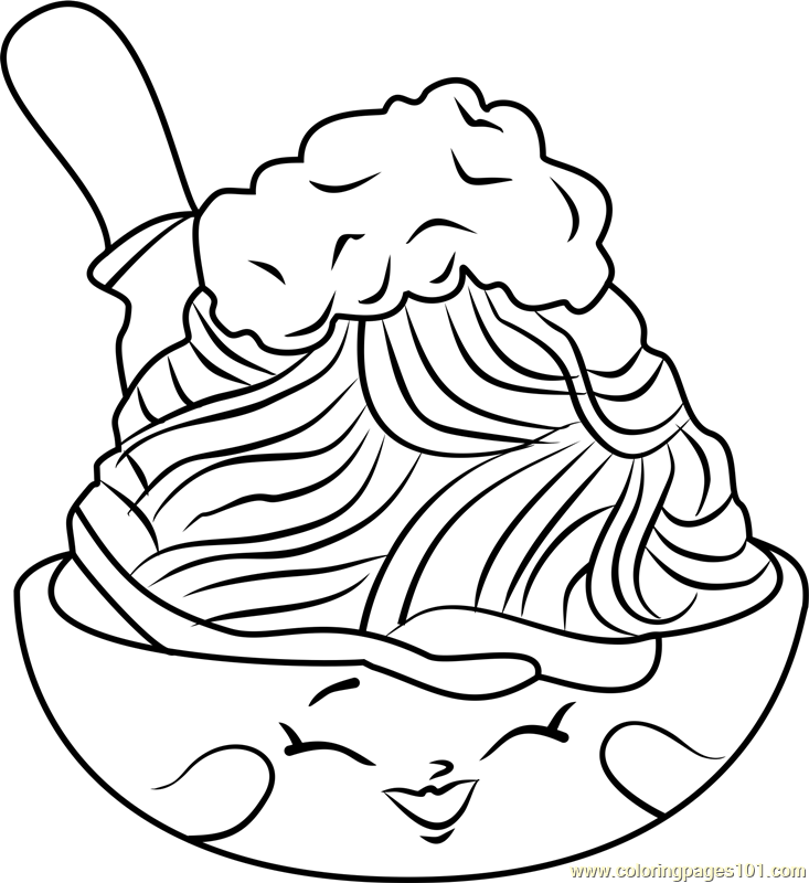 Netti Spaghetti Shopkins Coloring Page - Free Shopkins Coloring ...