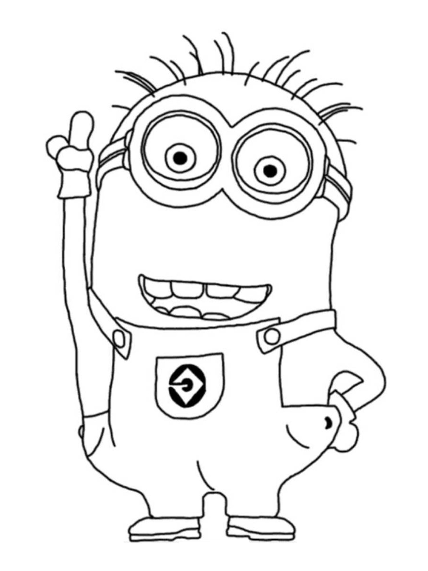 100+ Minions (Despicable Me) coloring pages for kids – ElectroDealPro