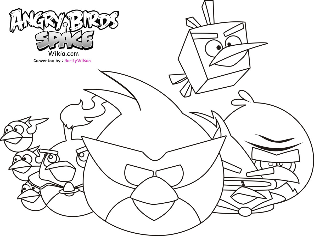 Angry Birds Coloring Pages Matilda White Bird - Coloring Pages ...