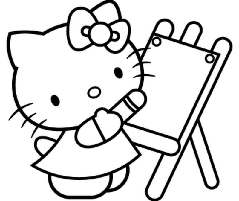 Coloring Pages of Hello Kitty Coloring | Coloring Pages
