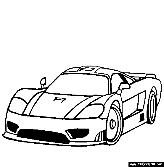 Supercars Coloring Pages - Coloring Home