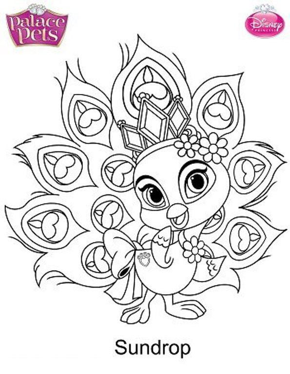 Kids-n-fun.com | Coloring page Princess Palace Pets sundrop