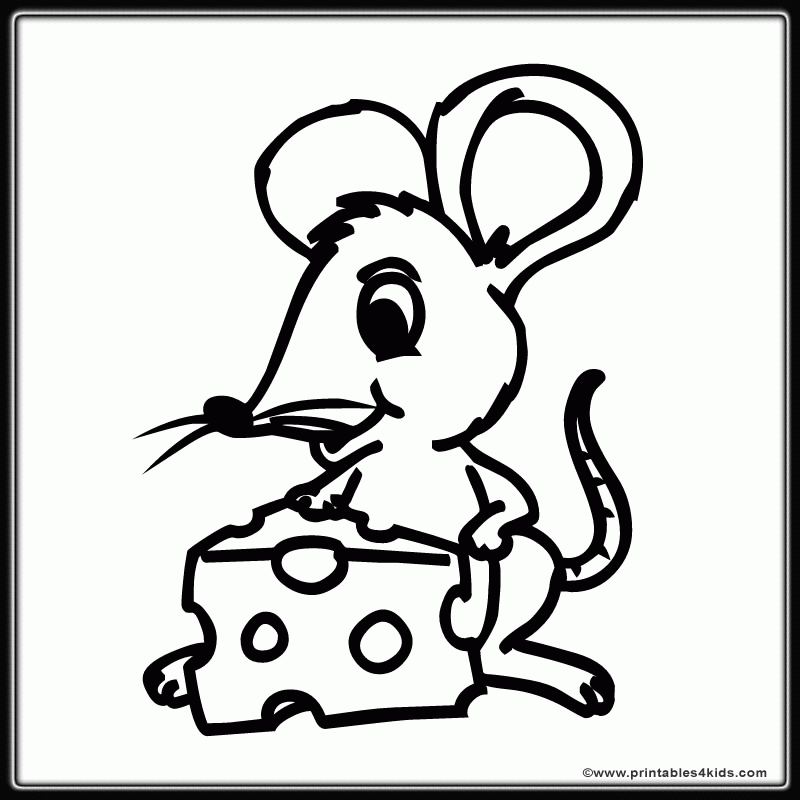 8 Pics of Cheese Mice Coloring Pages - Mice with Cheese Coloring ...