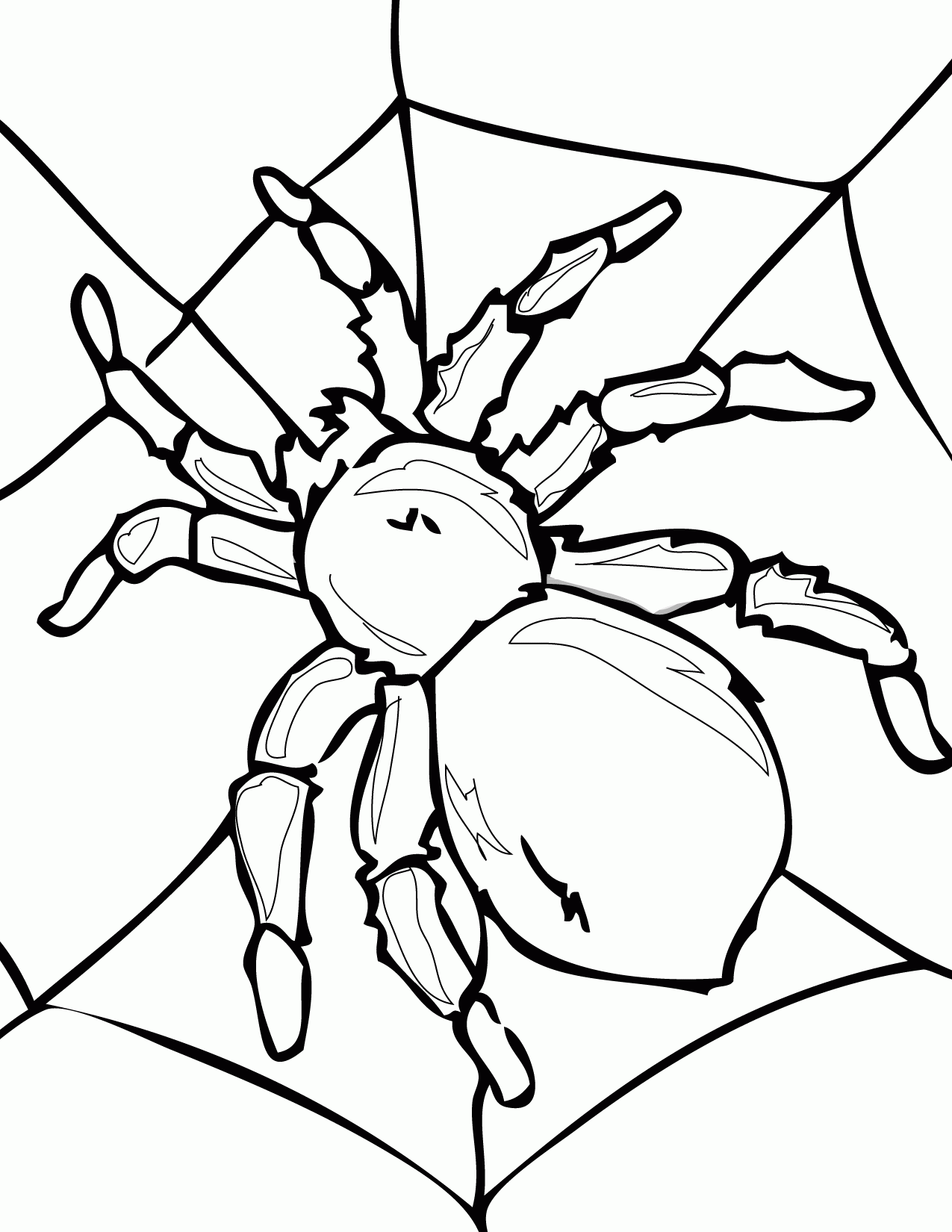 Spider Coloring Pages Printable - Coloring Home