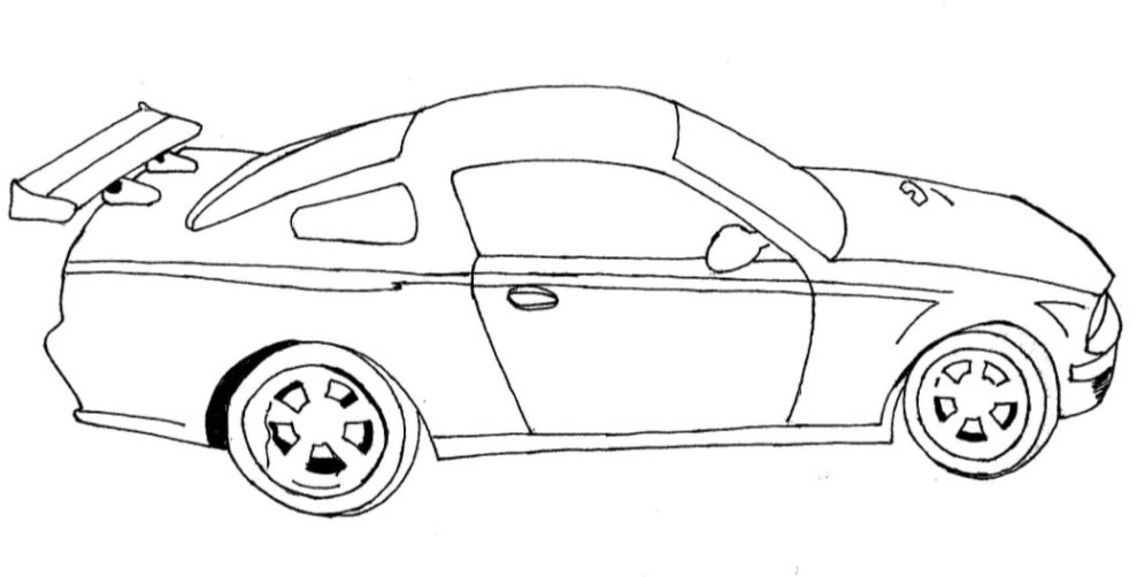 Animated Car Coloring Pages - Coloring Pages For All Ages