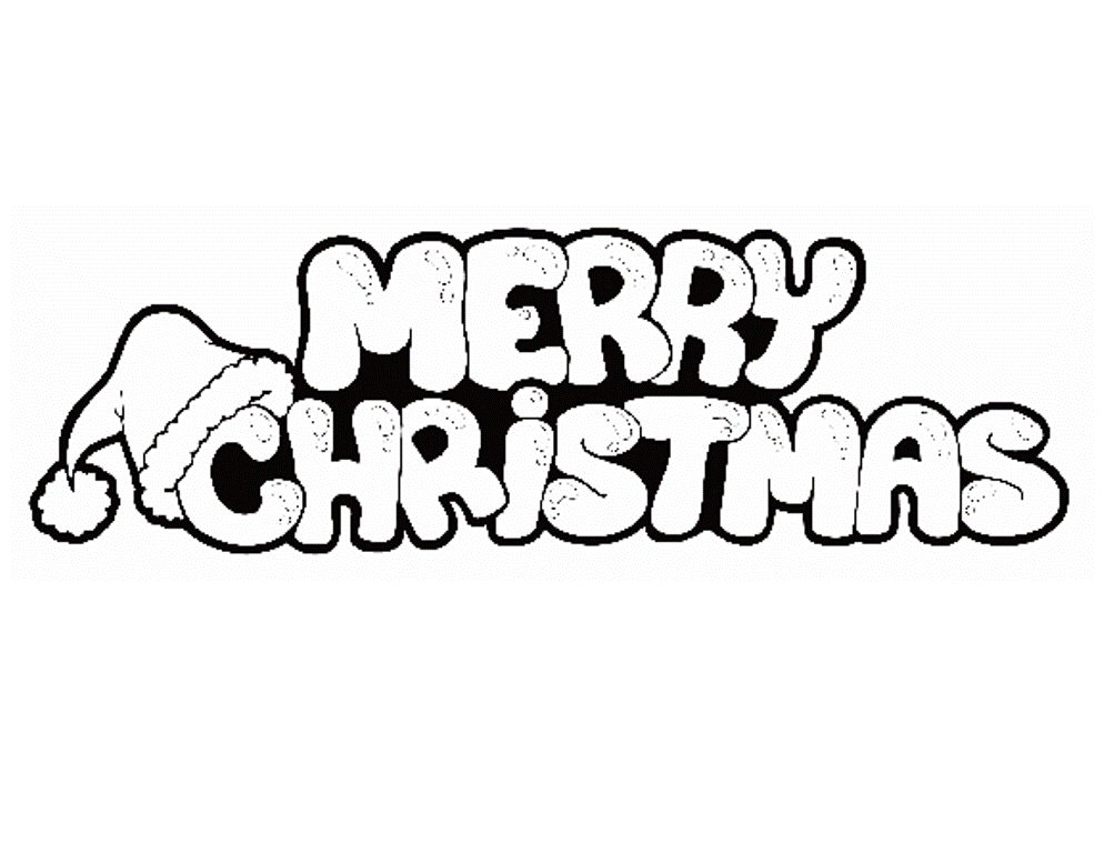 merry christmas coloring pages | Only Coloring Pages