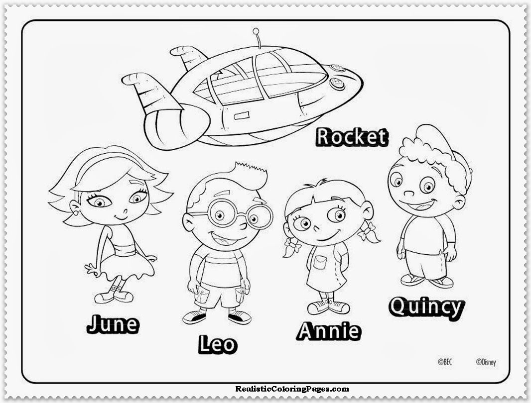 Little Einsteins Coloring Pages Free Printable FREE PRINTABLE TEMPLATES