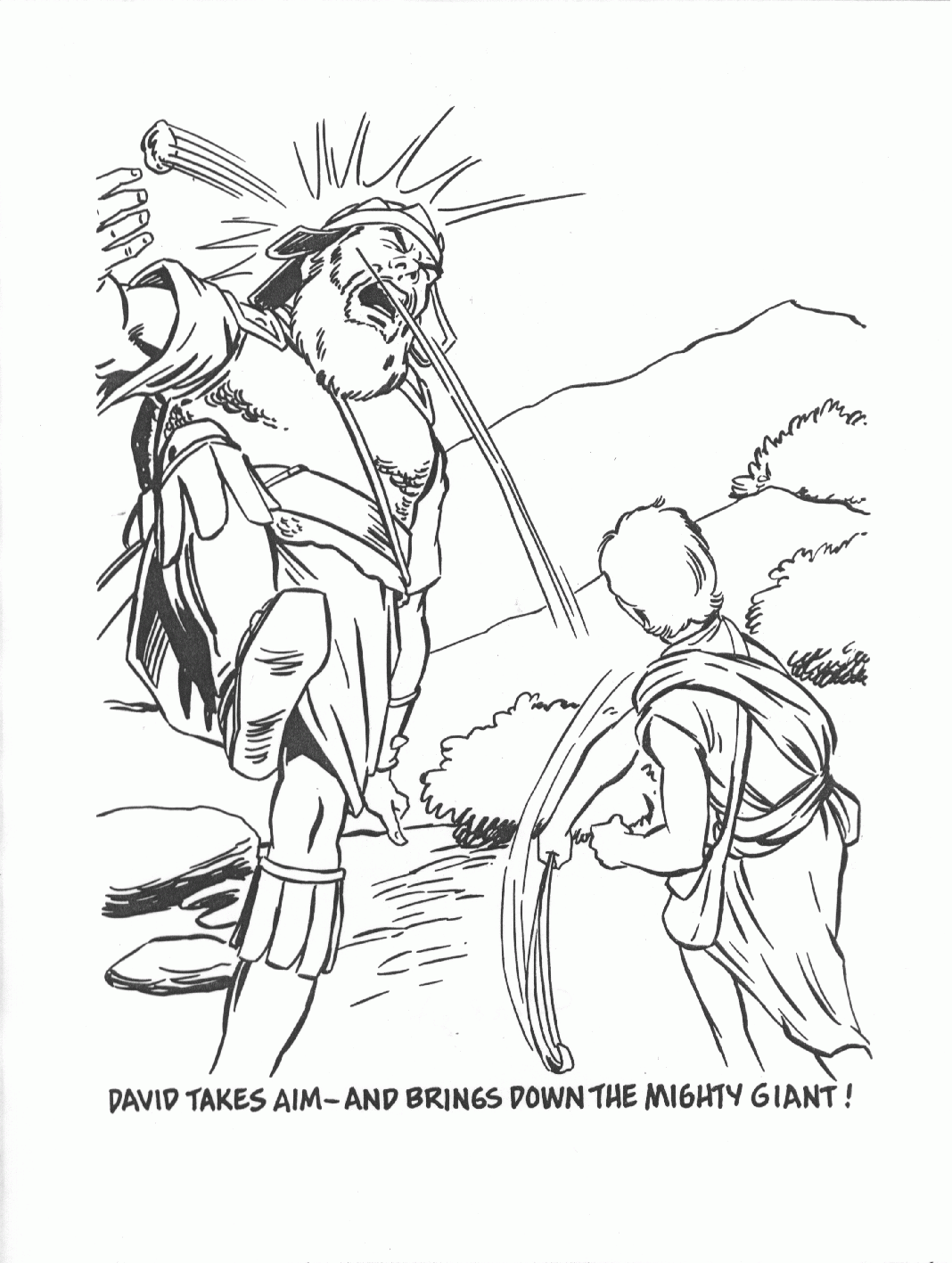 david-and-goliath-coloring-pages