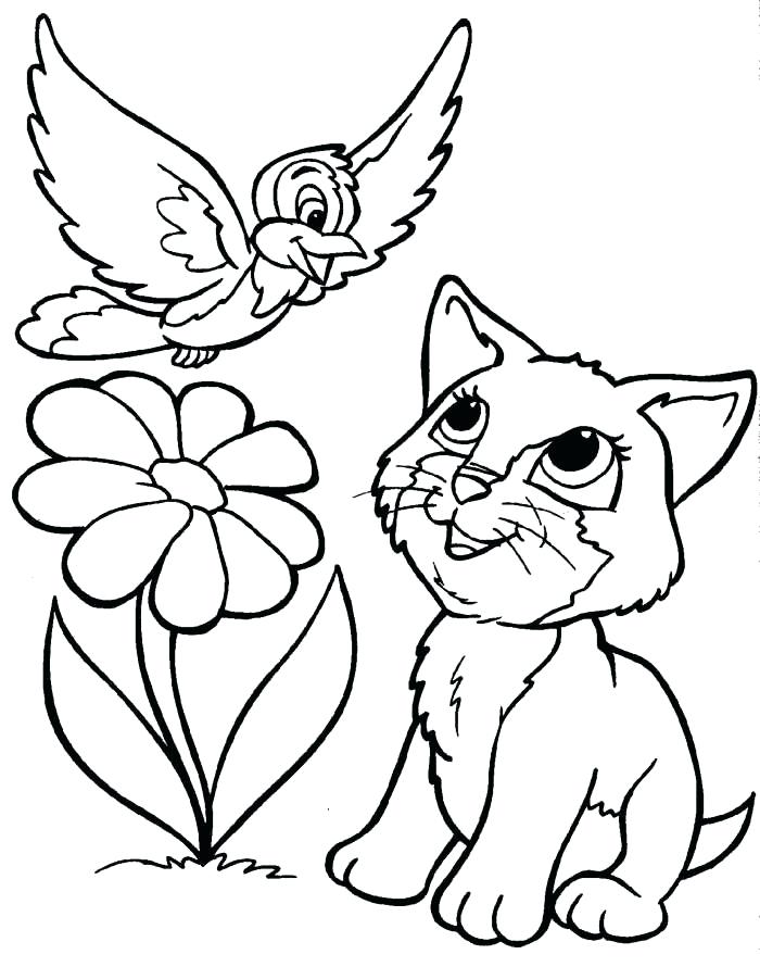 Free Kitten Coloring Pages Disney Palace Pets N Secret Life Of ...