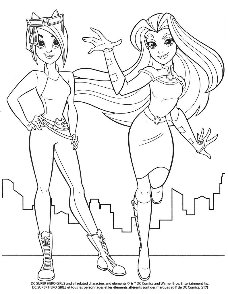 DC Superhero Girls Colouring Pages | Selections from the DCS… | Flickr
