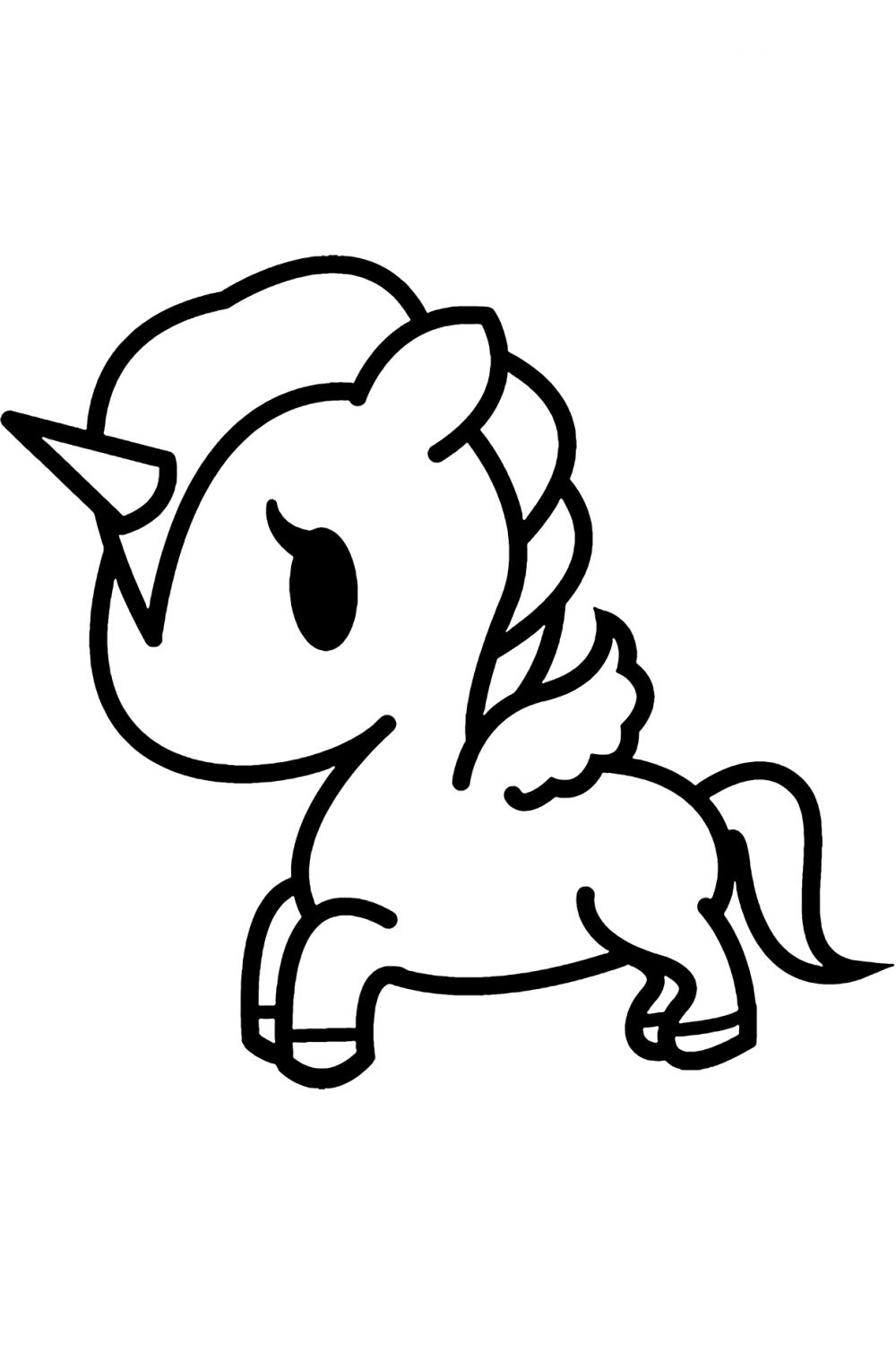Cute Unicorn Coloring Pages   YouLoveIt.com   Coloring Home