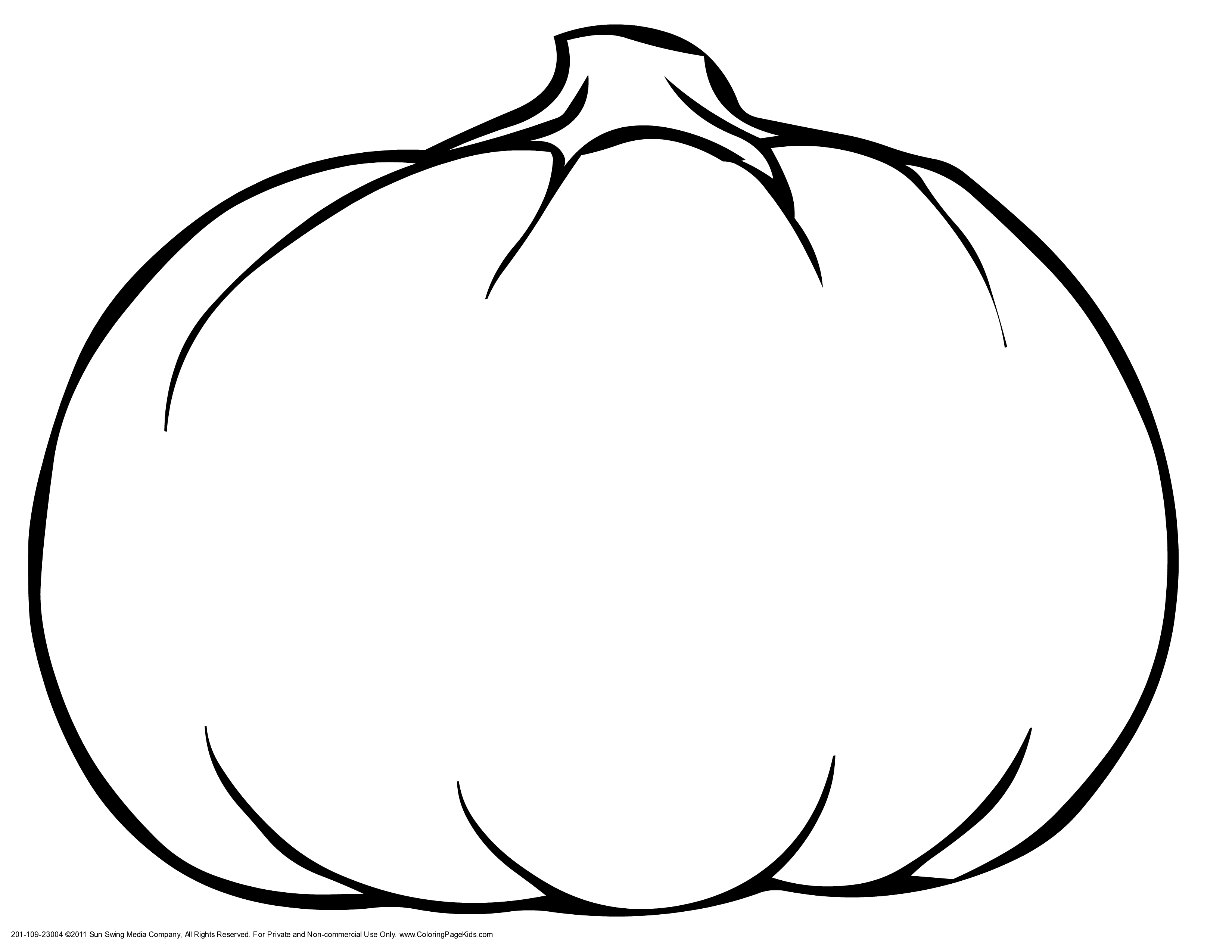Blank Pumpkin Template