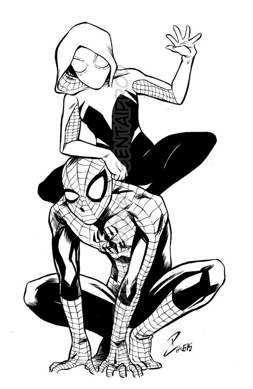Spiderman & Spider Gwencriv215.artstation.com