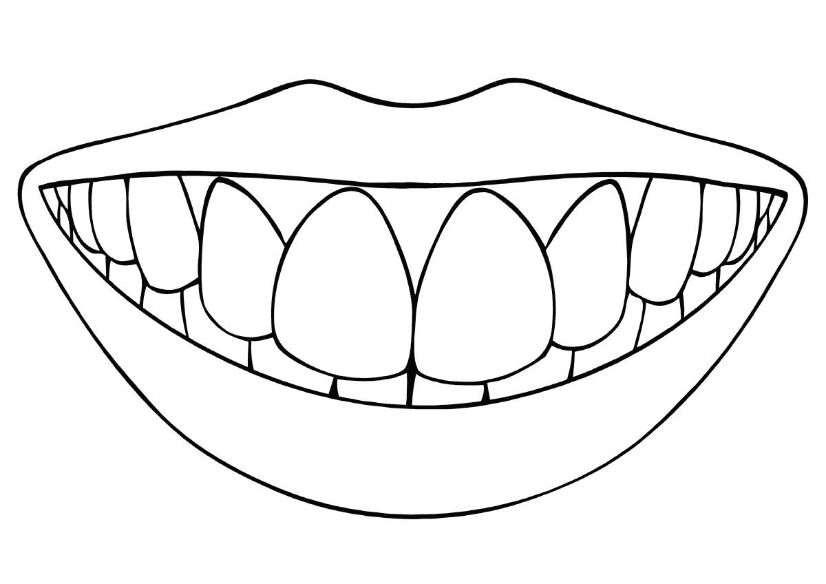 Mouth Template Printable Printable Word Searches
