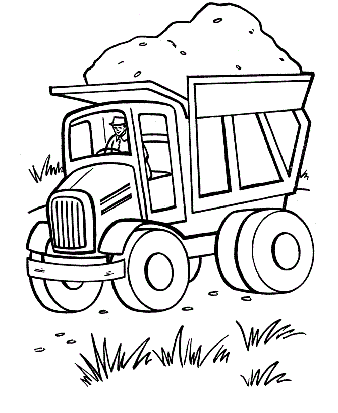 24 Amazing Construction Truck Coloring Pages Photo Ideas – azspring