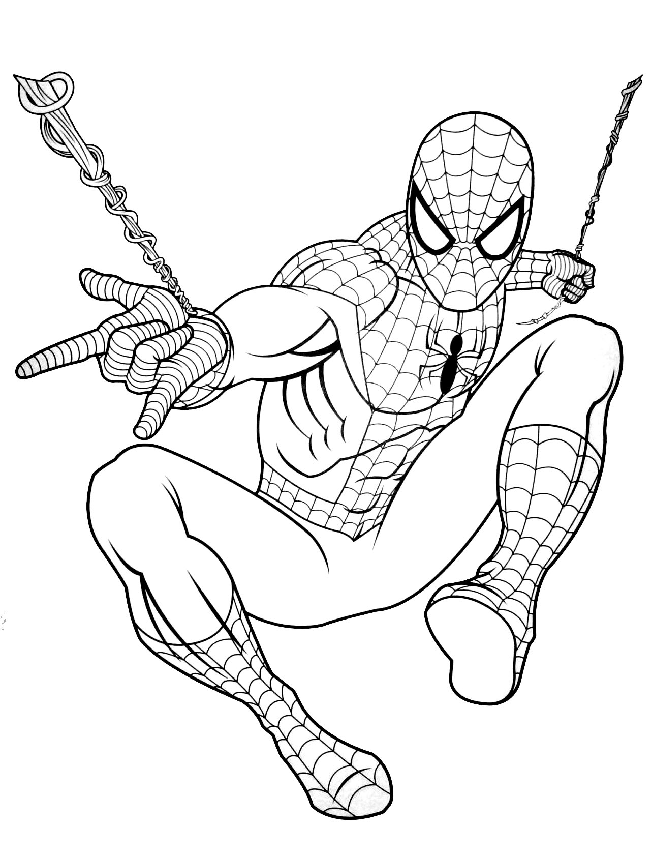 SpiderMan Coloring Pages Coloring Home