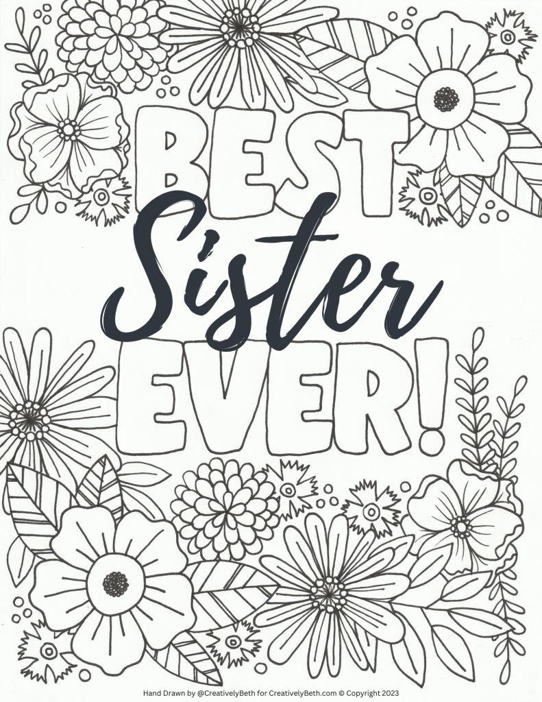 Free Printable Mothers Day Coloring Pages for Kids