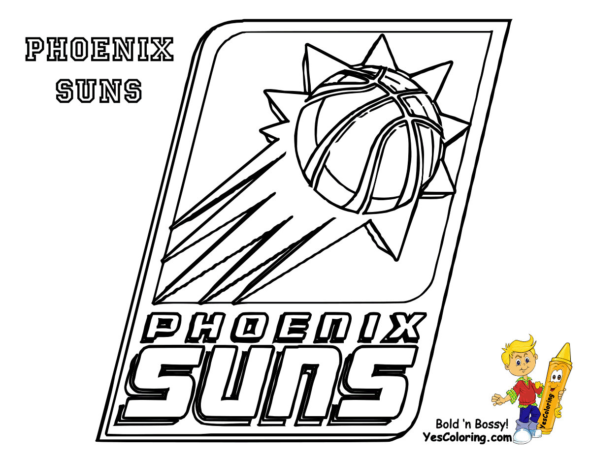 NBA Logo Basketball Coloring Pages - Get Coloring Pages