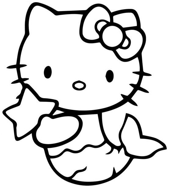 Hello Kitty Mermaid Coloring Pages - Best Coloring Pages For Kids