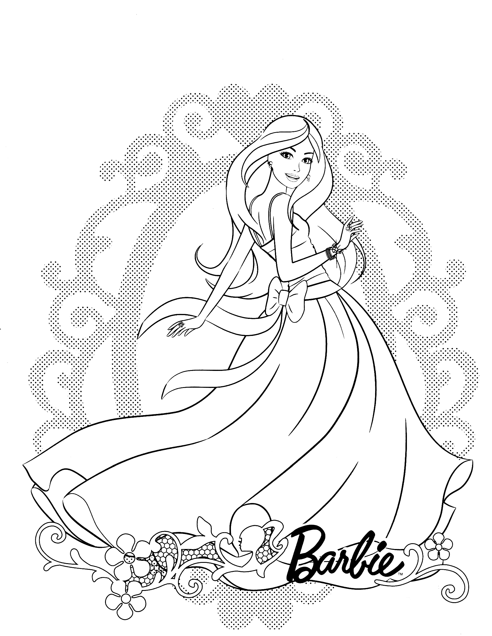 Barbie Dreamhouse Coloring Pages   Coloring Home