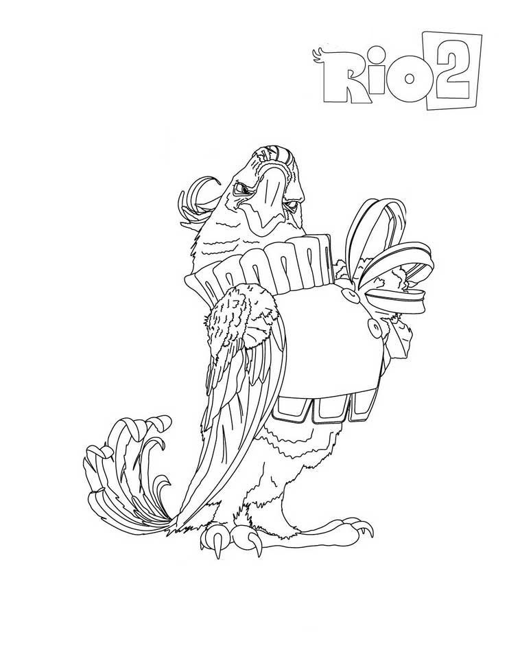 Free Printable Coloring Pages Rio 9