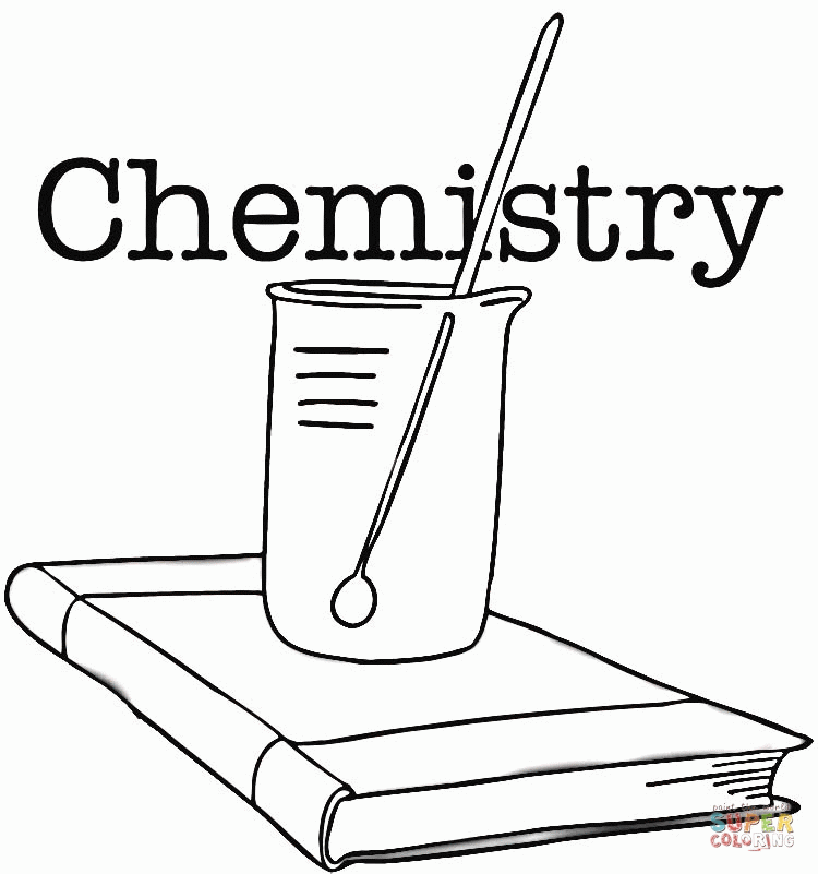 Chemistry Coloring page