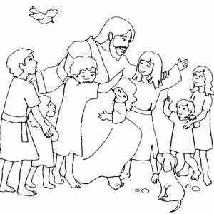 Jesus Loves You Coloring Page - Coloring Pages for Kids and for Adults