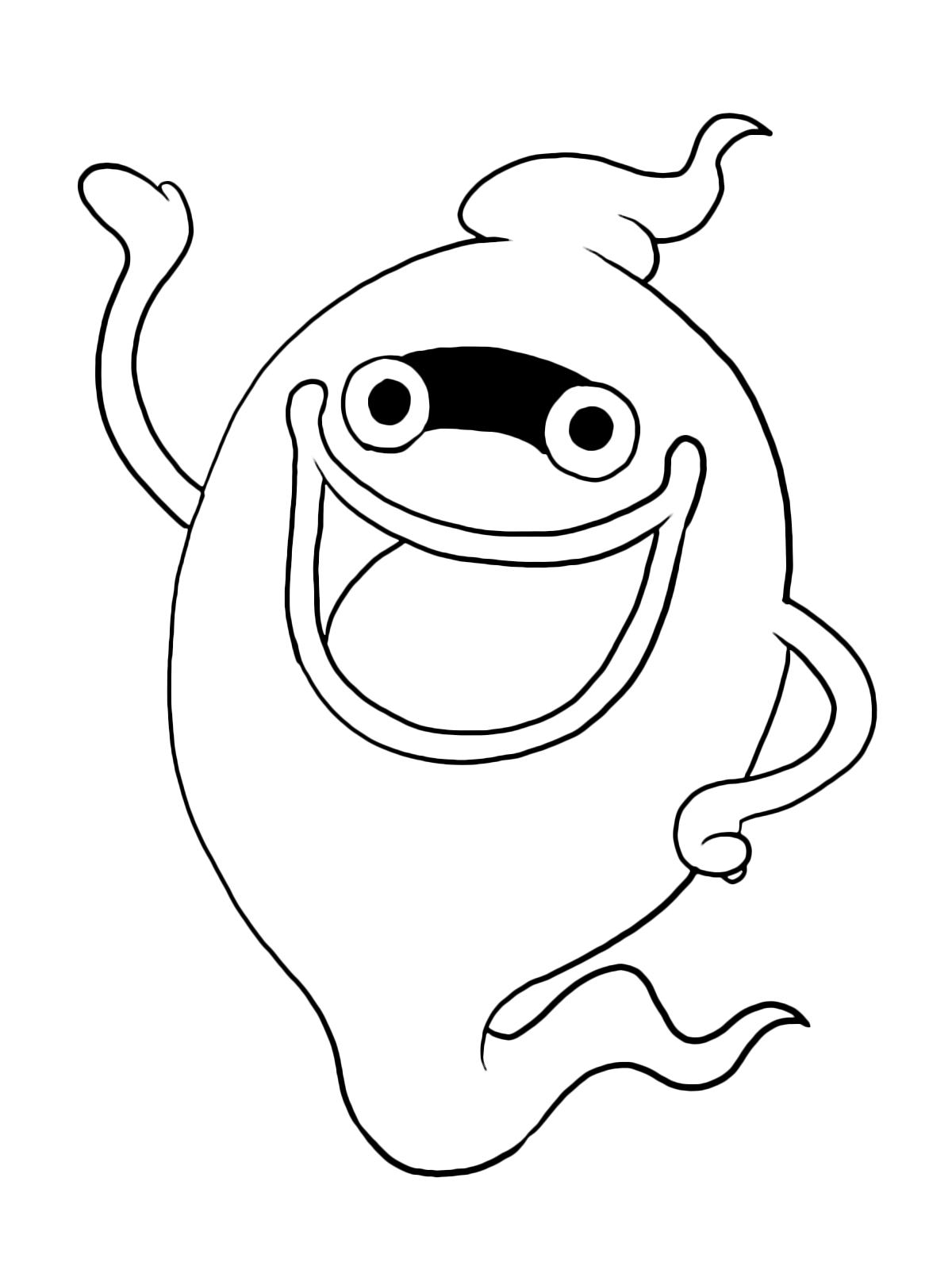 Yo-Kai Watch Coloring Pages - Coloring Home