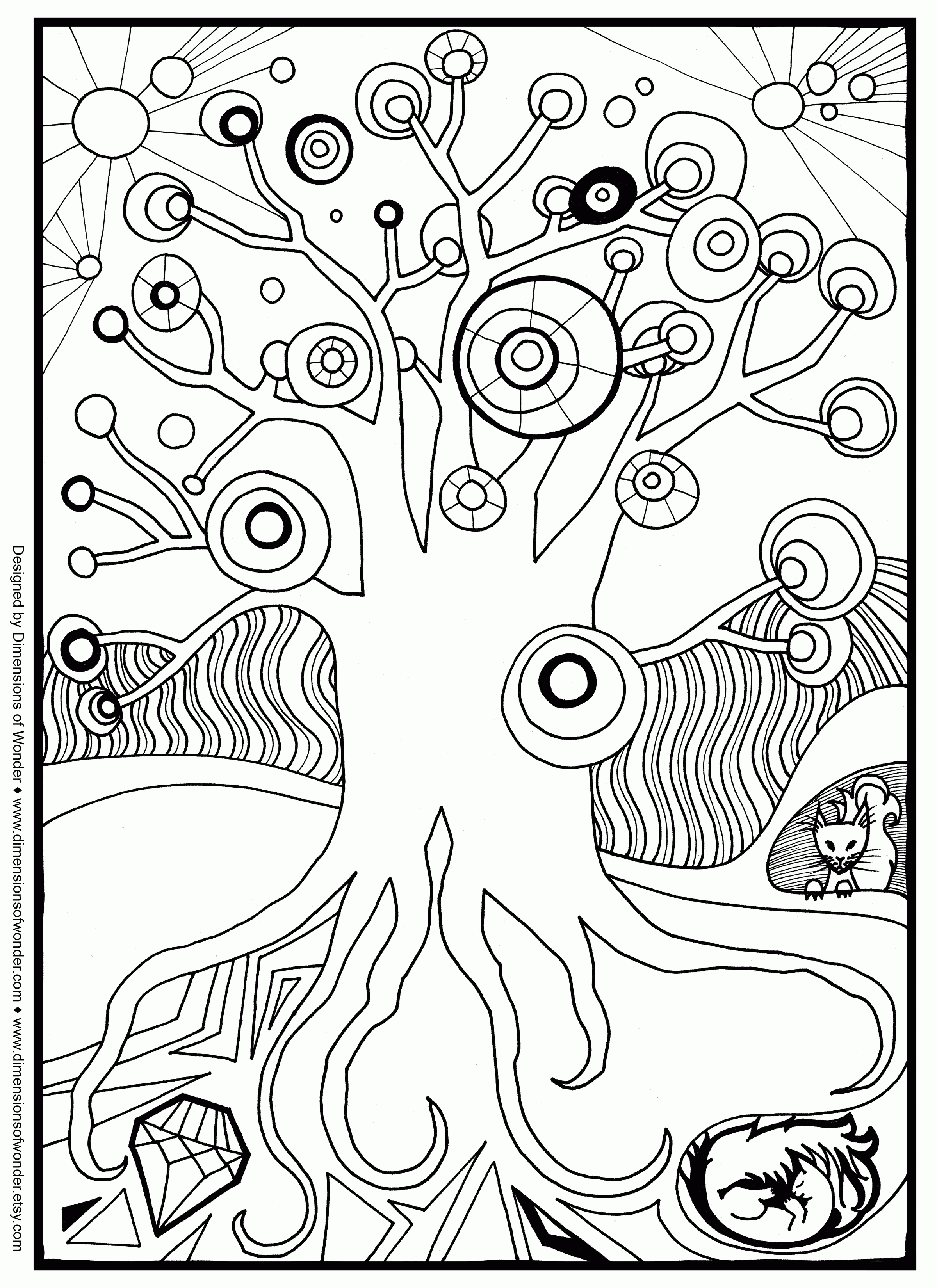 Winter Coloring Pages For Middle School