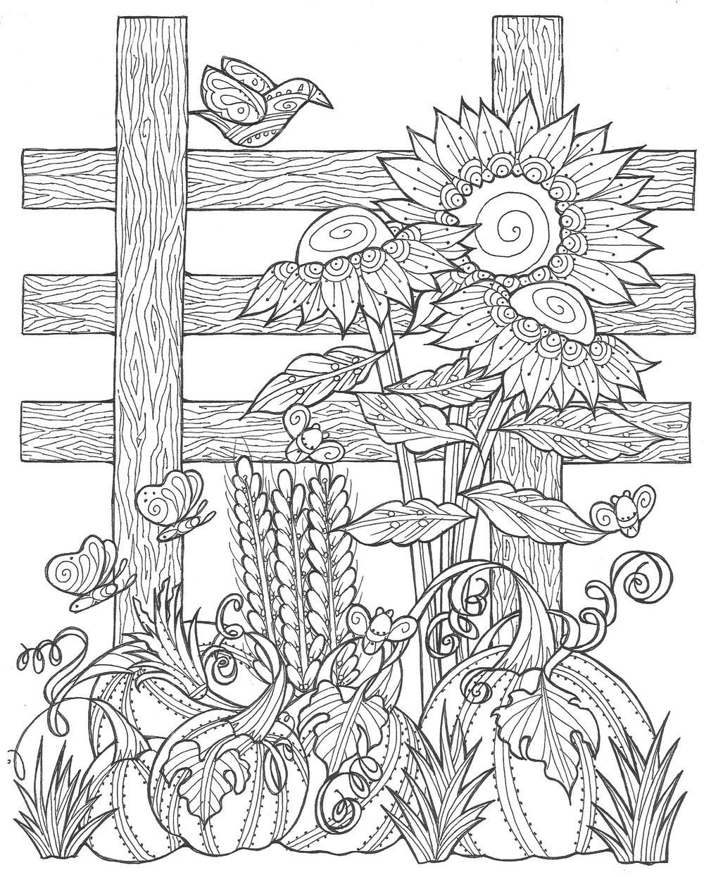 Coloring Pages : Sunflower Coloring Pages For Adults Aesthetic ...