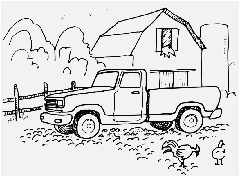 Farm Semi Truck Coloring Page Coloring Pages