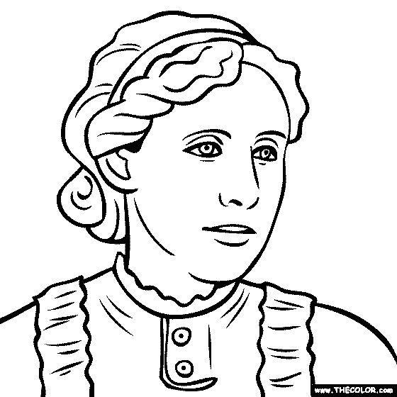 Helen Keller Coloring Page - Coloring Home