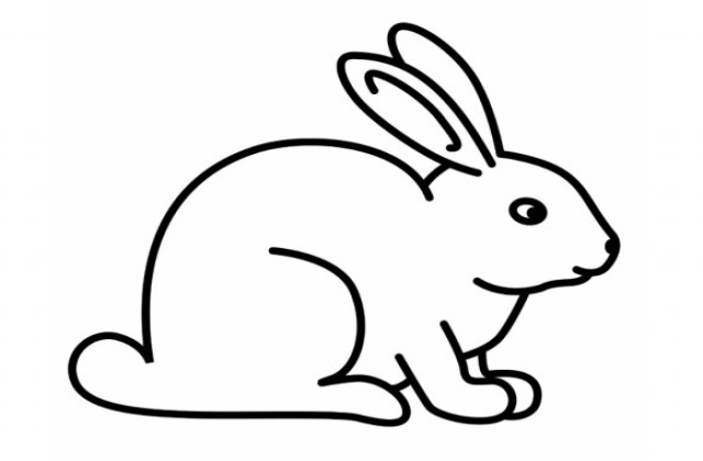 Coloring Pages For Kids Rabbit Bunny Animal Coloring Pages Of ...