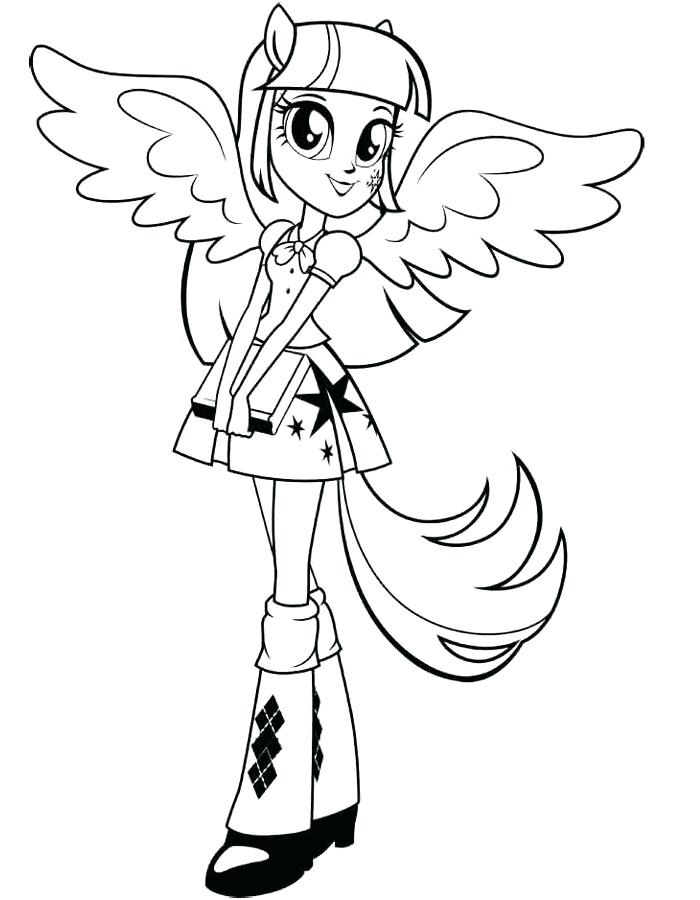 Twilight Sparkle Coloring Pages To Print at GetDrawings.com ...