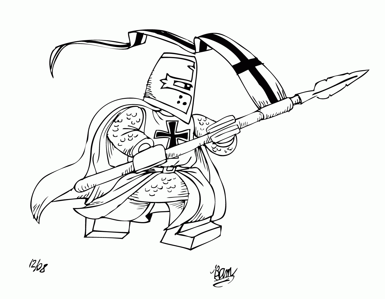 Classic-Castle.com • View topic - Minifigure Art by Hound Knight