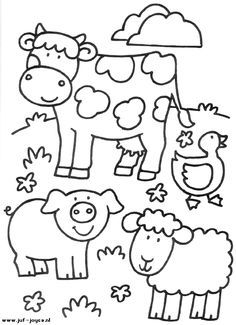 Printable Colouring Pictures Of Farm Animals - High Quality ...
