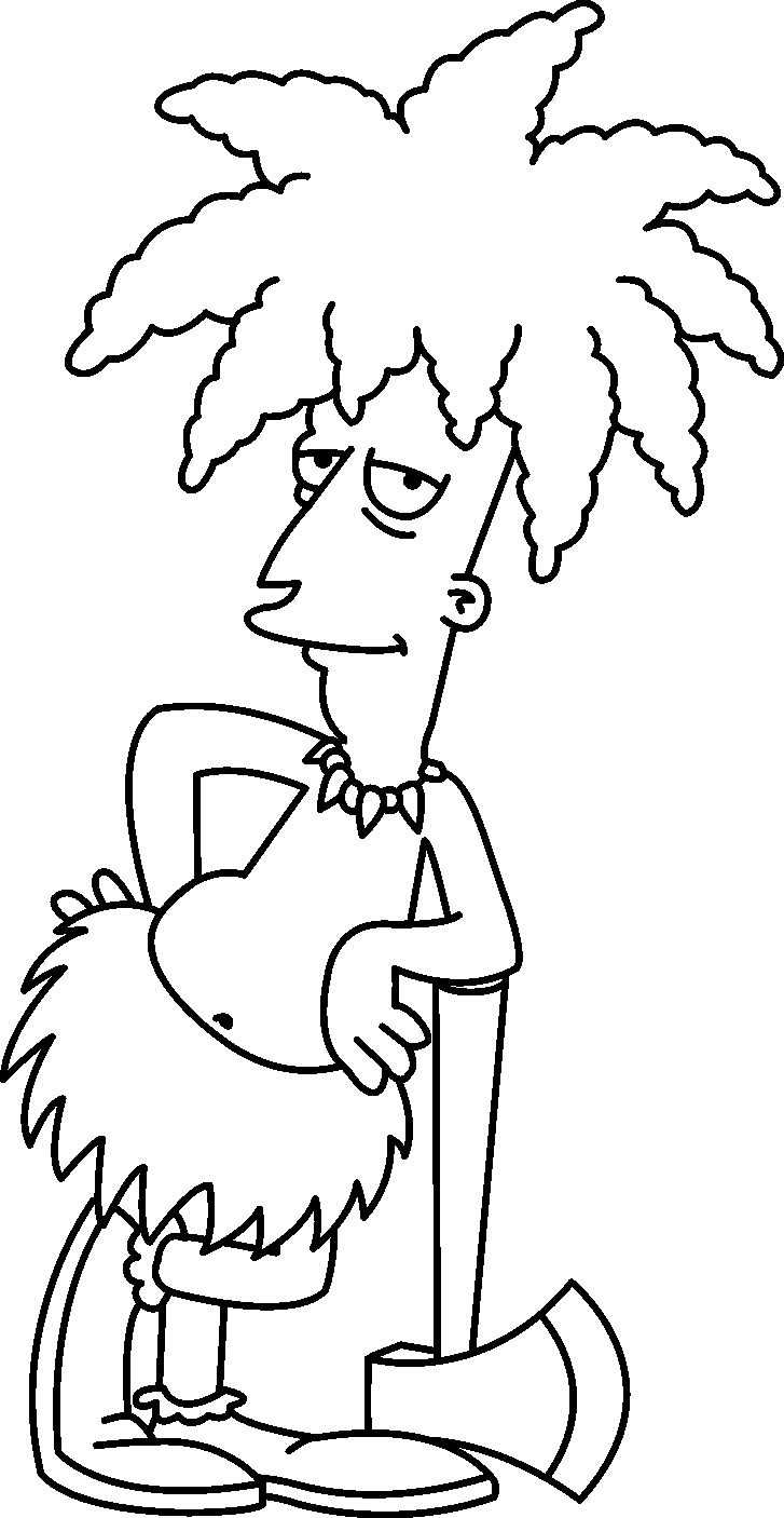Download Coloring Pages For Kids Simpsons - Coloring Home