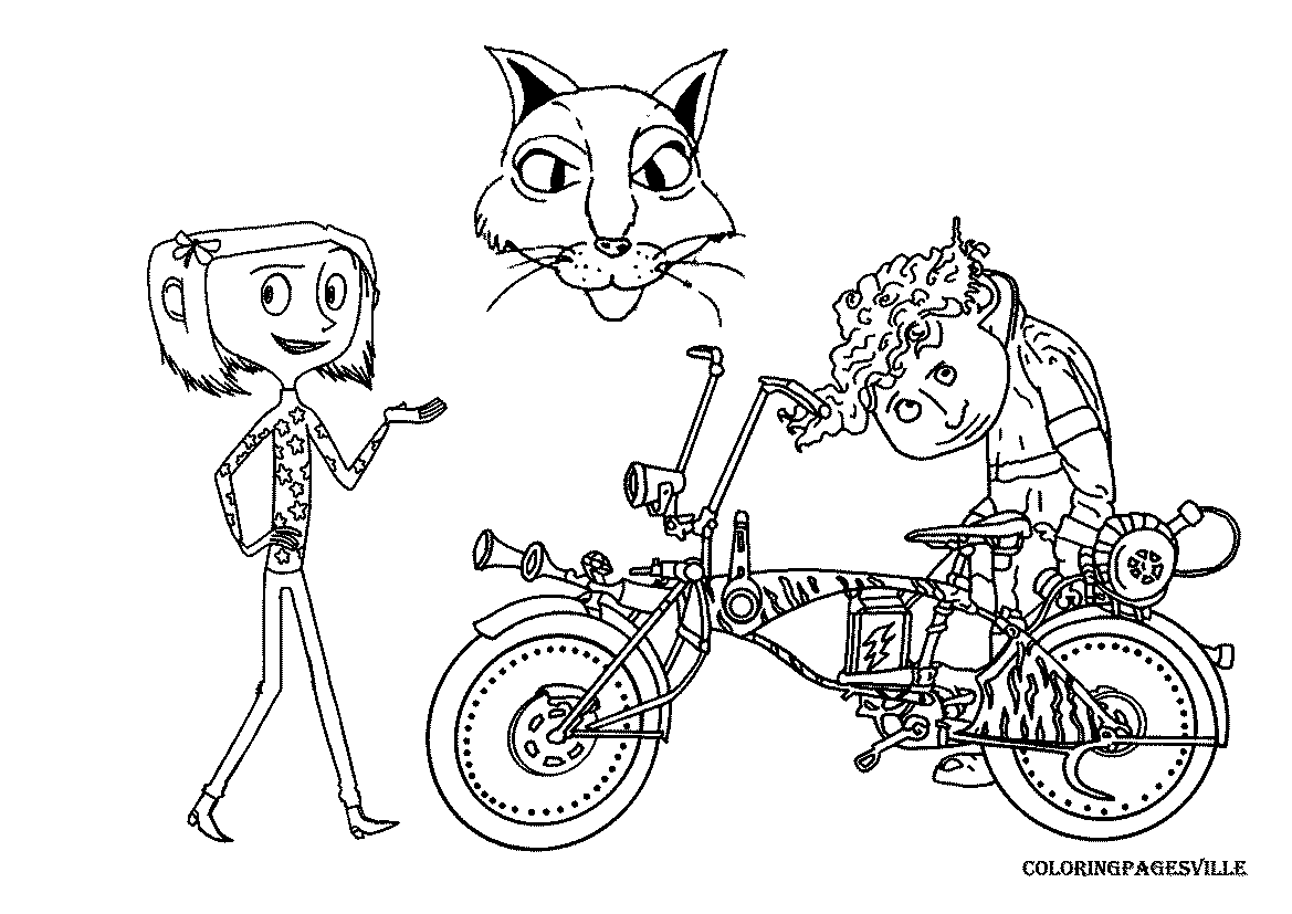 Coraline Coloring Pages (14 Pictures) - Colorine.net | 2701