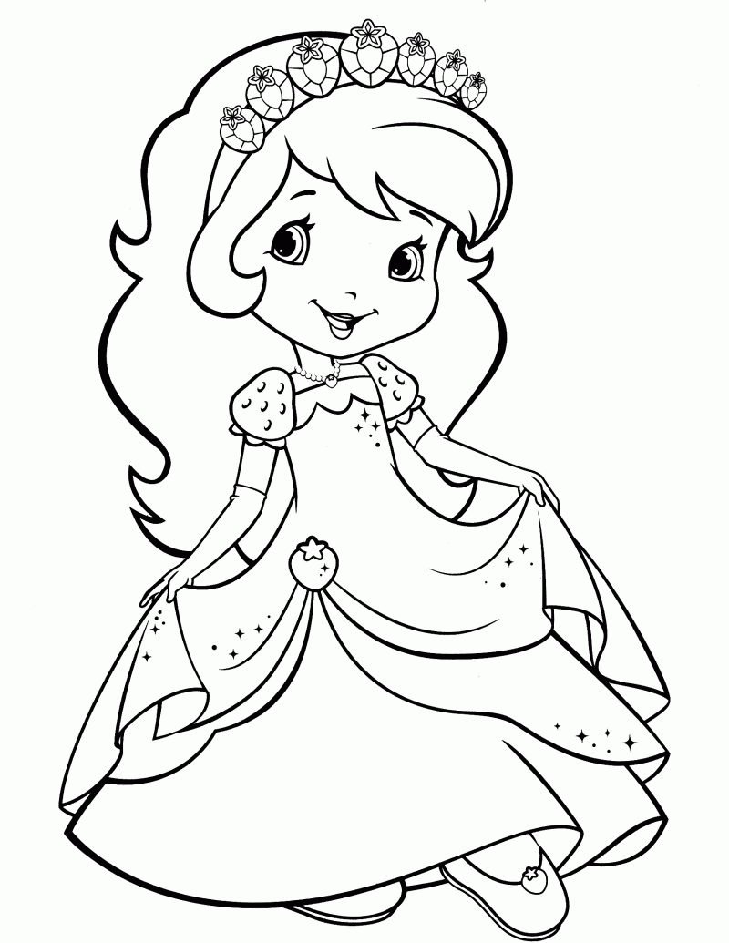 Strawberry Shortcake Coloring Pages Â» Coloring Pages Kids