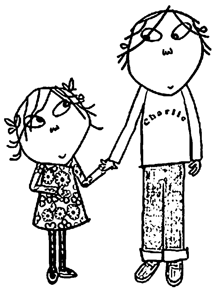 Charlie And Lola Coloring Page 45 | Wecoloringpage