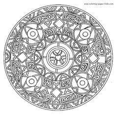 Printable Mandalas To Color For Adults - Coloring Pages for Kids ...