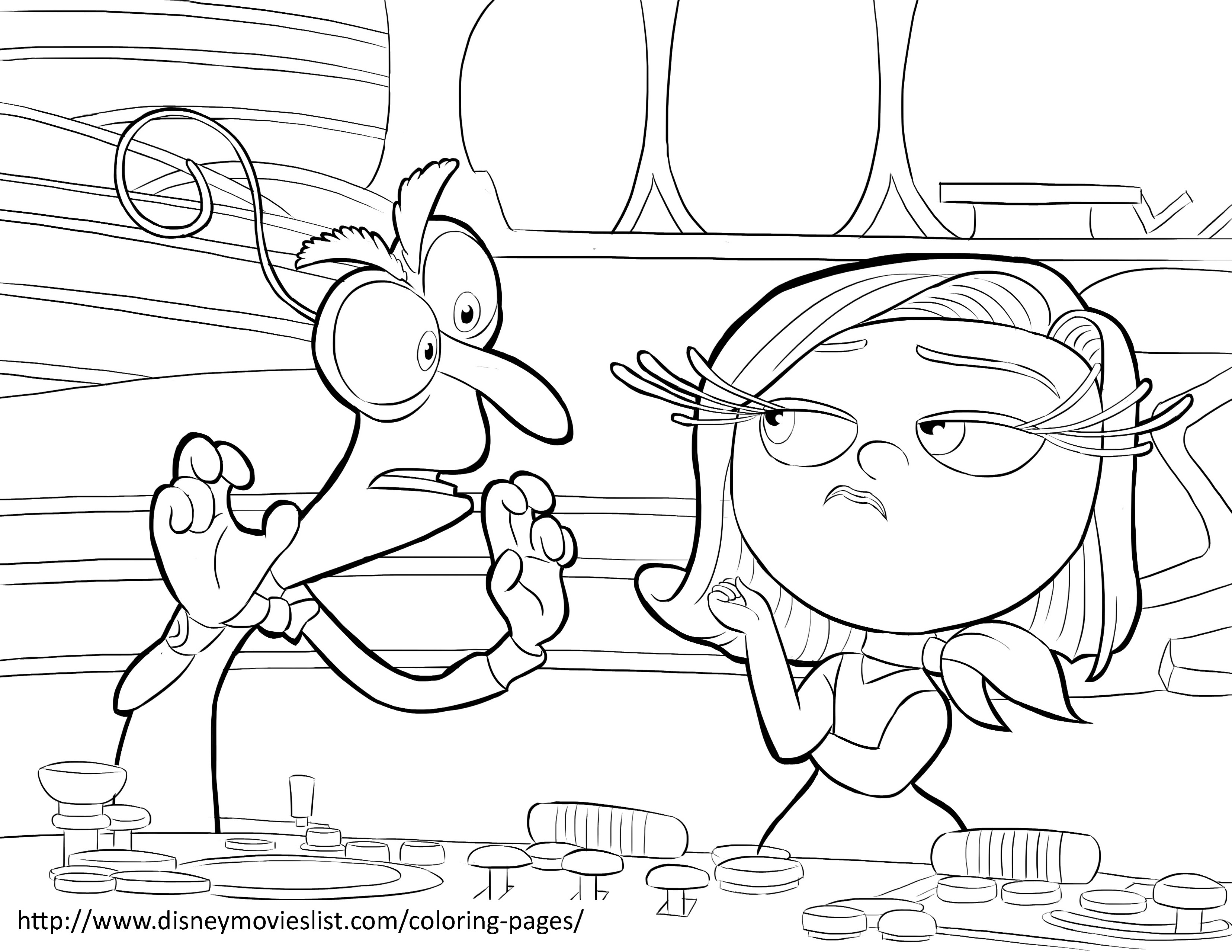 Inside out to download - Inside Out Kids Coloring Pages